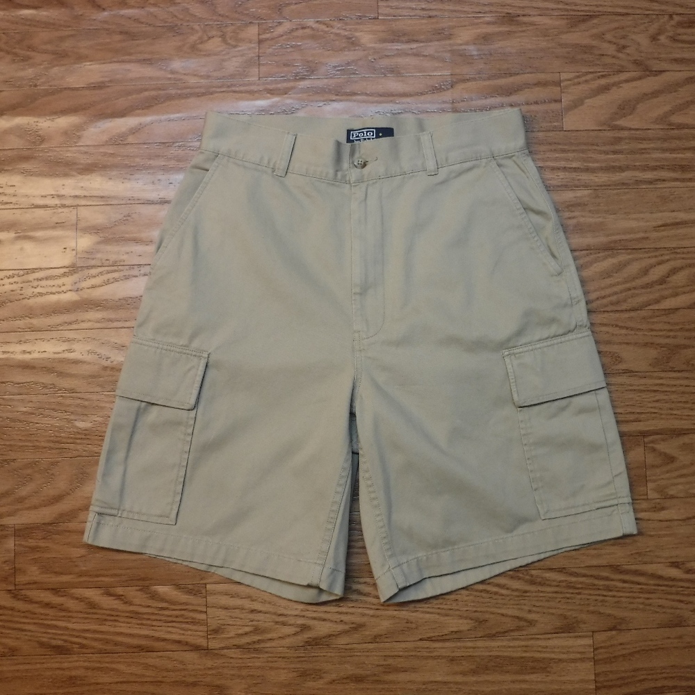 Polo Ralph Lauren Beige Flat Front Cargo Short**